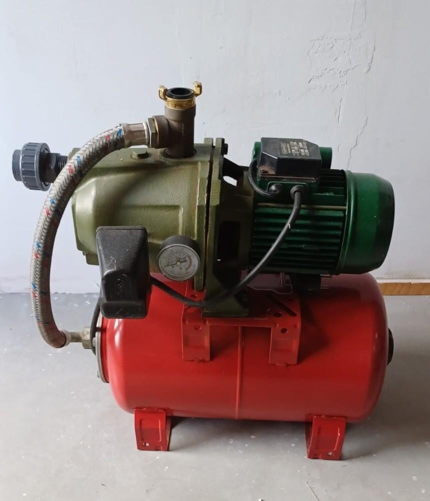 Waterpomp tuinberegening, Ophalen