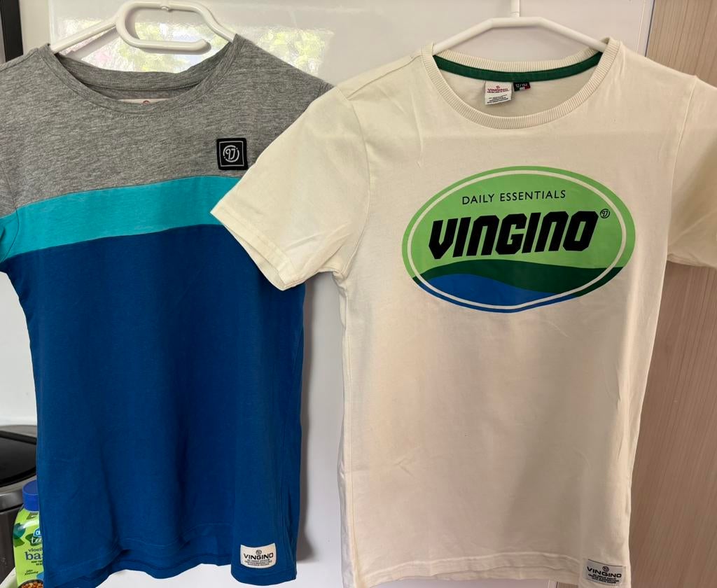 Vingini shirts maat 152, Kinderen en Baby's, Kinderkleding | Maat 152, Verzenden, Zo goed als nieuw, Vingino, Jongen