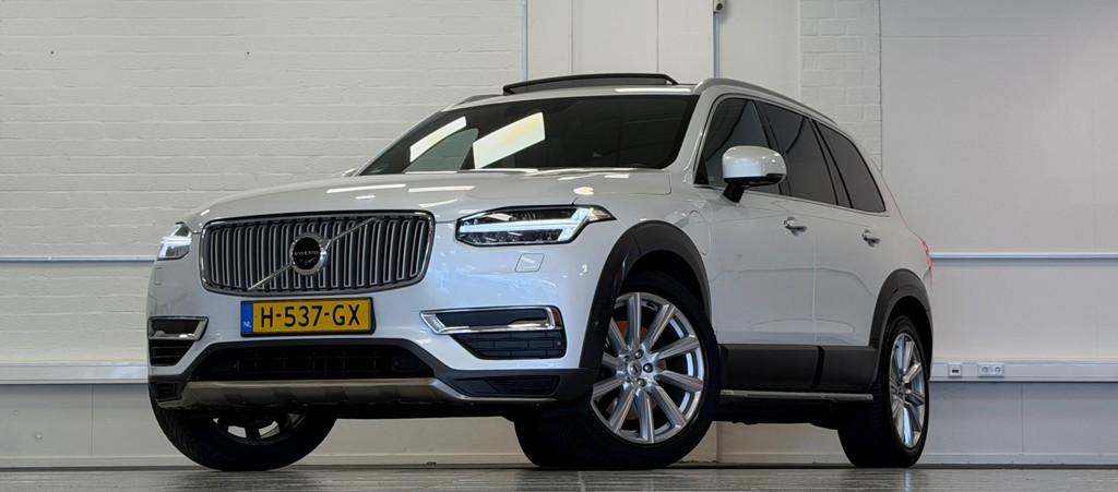 Volvo XC90 2.0 T8 Twin Engine AWD Inscription Luchtvering 36, Auto's, Volvo, Gebruikt, 1969 cc, 7 stoelen, Wit