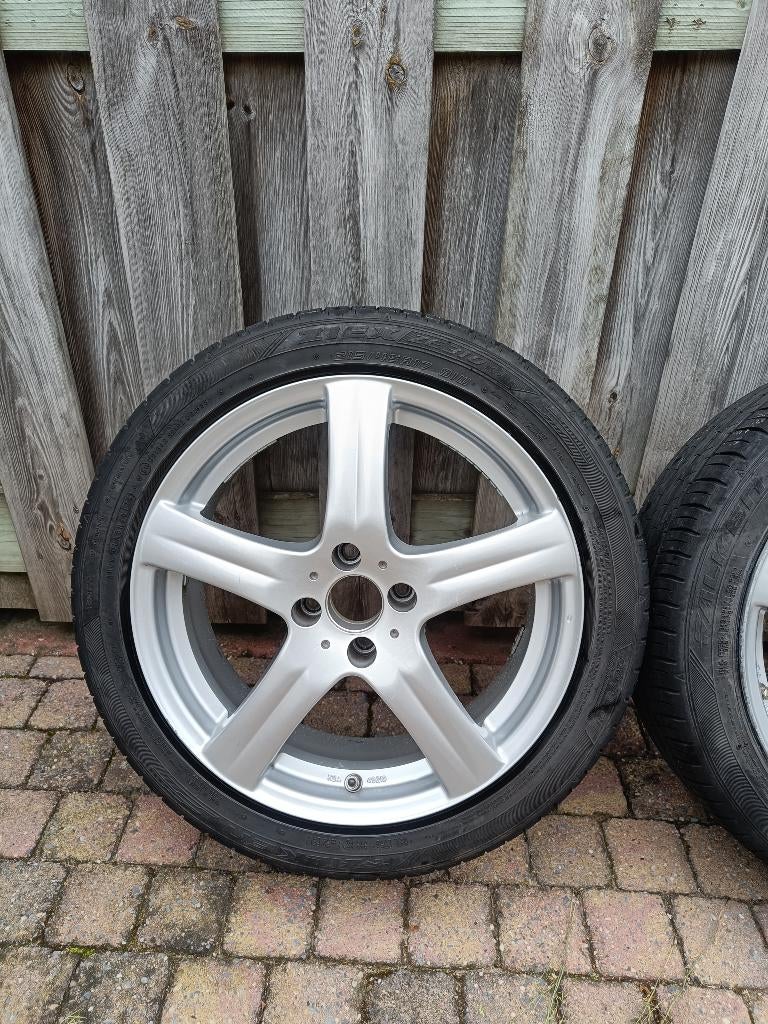 Mooie velgen 4x100 met banden 215/45/R17, Auto-onderdelen, Overige Auto-onderdelen, Alfa Romeo, Amerikaanse onderdelen, Audi, BMW