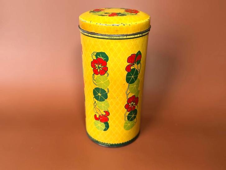 Vintage Verkade Beschuitbus, Verzamelen, Blikken, Gebruikt, Beschuit, Verkade, Ophalen of Verzenden