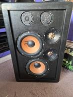 Philips vintage diy 22RH498 luidsprekers alnico, Audio, Tv en Foto, Luidsprekers, Ophalen, Minder dan 60 watt, Front, Rear of Stereo speakers