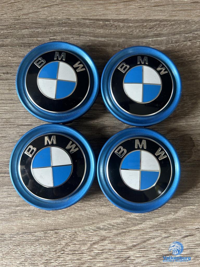 ORIGINELE BMW M Blue naafkap naafdop set, Auto diversen, Wieldoppen, Gebruikt, -, Verzenden, -