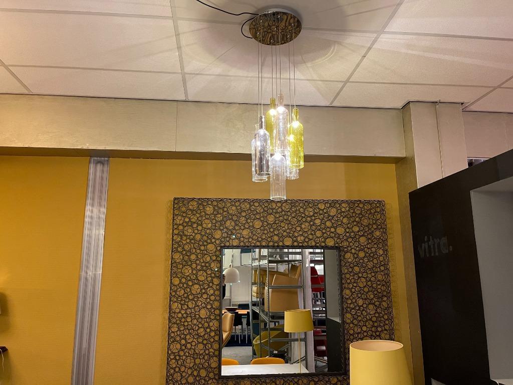 Tomasucci 7 Lights Chandelier Bottles bij TheReSales, Ophalen of Verzenden, Zo goed als nieuw, Glas, Minder dan 50 cm