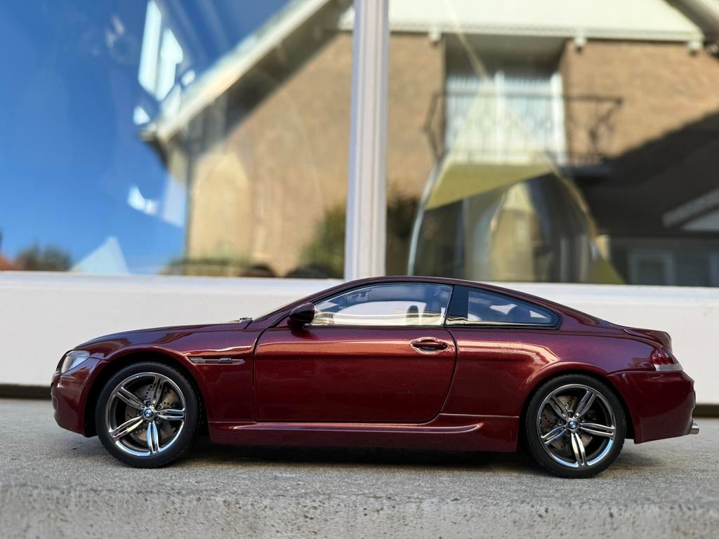 1:18 BMW E63 M6 Coupe V10 Indianapolis Red 2005 Kyosho, Hobby en Vrije tijd, Modelauto's | 1:18, Kyosho, Auto, Ophalen of Verzenden