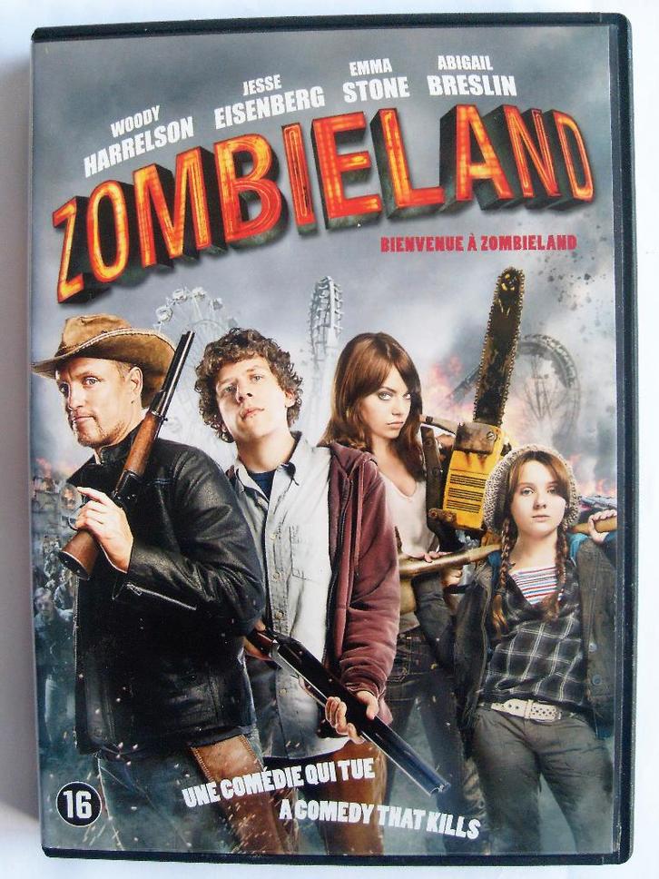 Zombieland (originele dvd) Zombie Land - Woody Harrelson, Cd's en Dvd's, Dvd's | Horror, Gebruikt, Overige genres, Vanaf 16 jaar