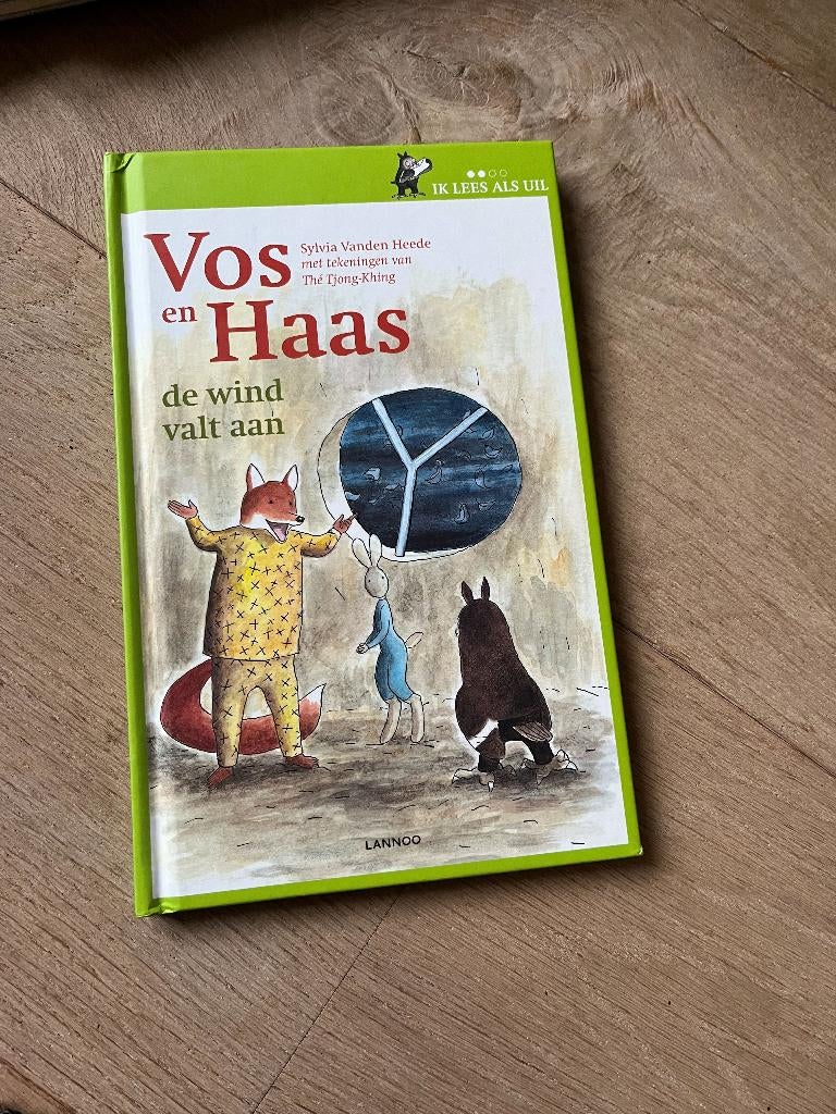 vos en haas leesboek - de wind valt aan, Ophalen of Verzenden, Zo goed als nieuw, Fictie algemeen