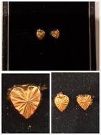 Gouden Hartvorm Oorstekers (Zie Omschrijving), Sieraden, Tassen en Uiterlijk, Oorbellen, Verzenden, Nieuw, Goud, Goud