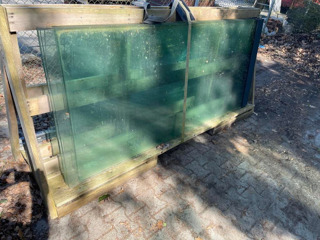 Gehard Blank Glaspanelen - Glasschuifwand, Ophalen, Gebruikt, 80 tot 120 cm, 160 cm of meer