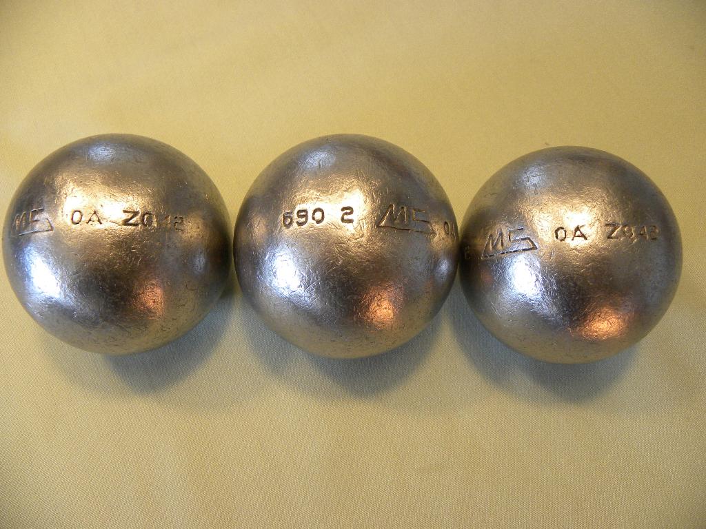 WEDSTRIJD JEU DE BOULES /PETANQUE SETS GEBRUIKT, Ophalen of Verzenden, Gebruikt