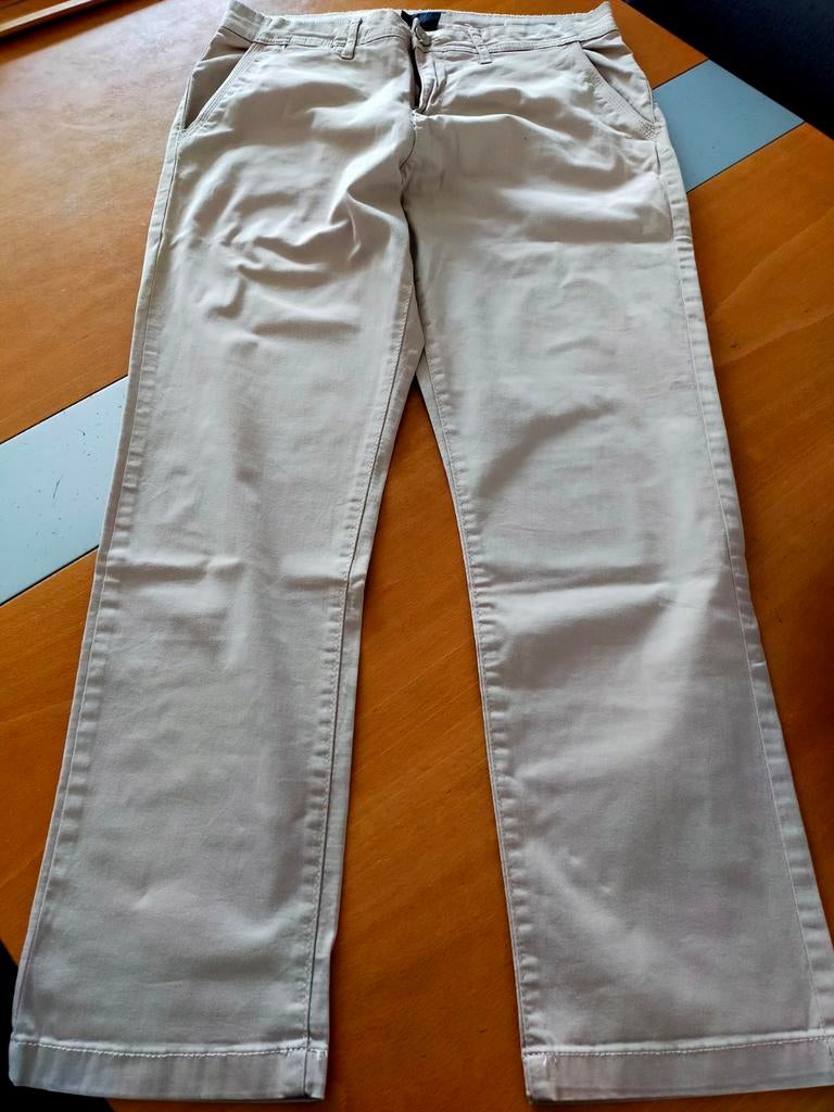 Broek maat 38 beige merk Jessica, Maat 38/40 (M), Ophalen of Verzenden, Zo goed als nieuw, Lang