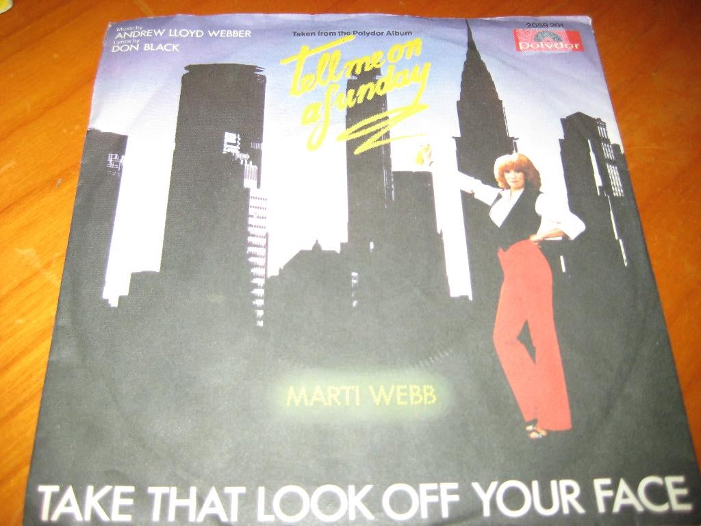 Marti Webb: Take that look off your face, Ophalen of Verzenden, Zo goed als nieuw, Pop, Single