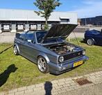 Volkswagen Golf mk1 cabrio 1.8 16v GTI kr 40mm webers, Voorwielaandrijving, 4 cilinders, Blauw, Leder