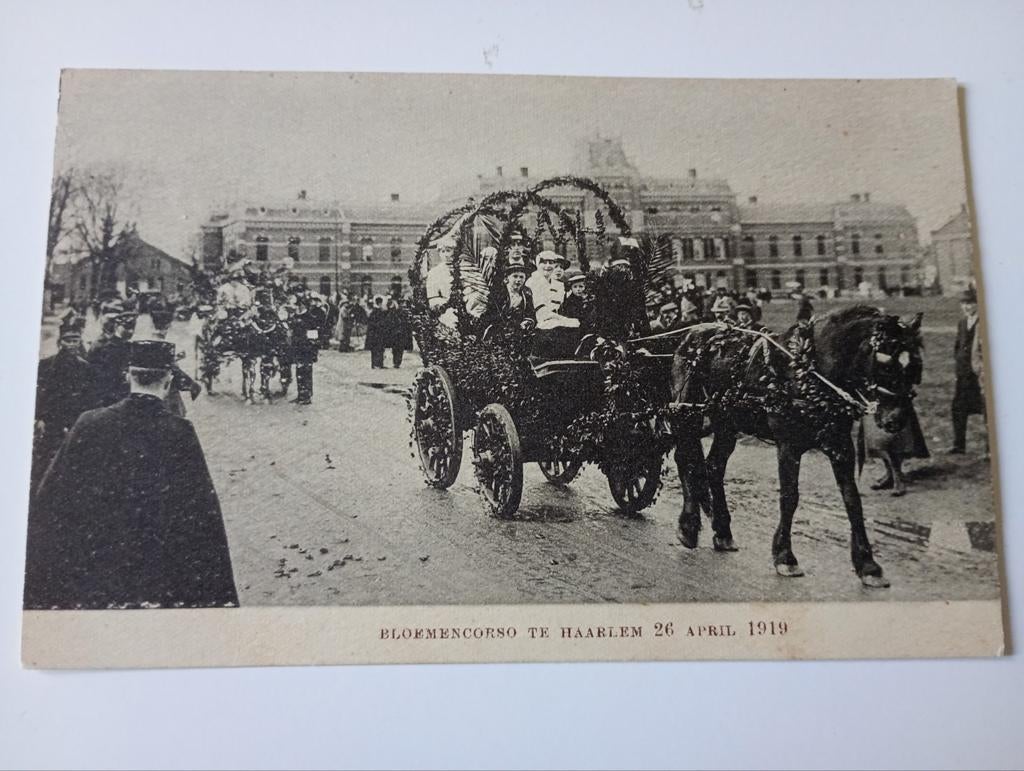 Haarlem Bloemencorso 1919, Ophalen of Verzenden, Voor 1920, Gelopen, Noord-Holland