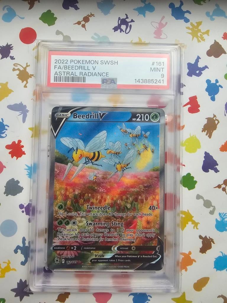 Pokémon Beedrill V Astral Radiance PSA 9, Ophalen of Verzenden