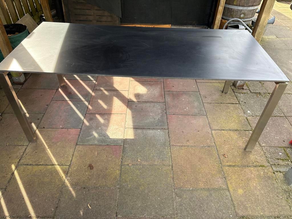 Eettafel/tuintafel, Ophalen, Gebruikt, Rechthoekig, Overige materialen