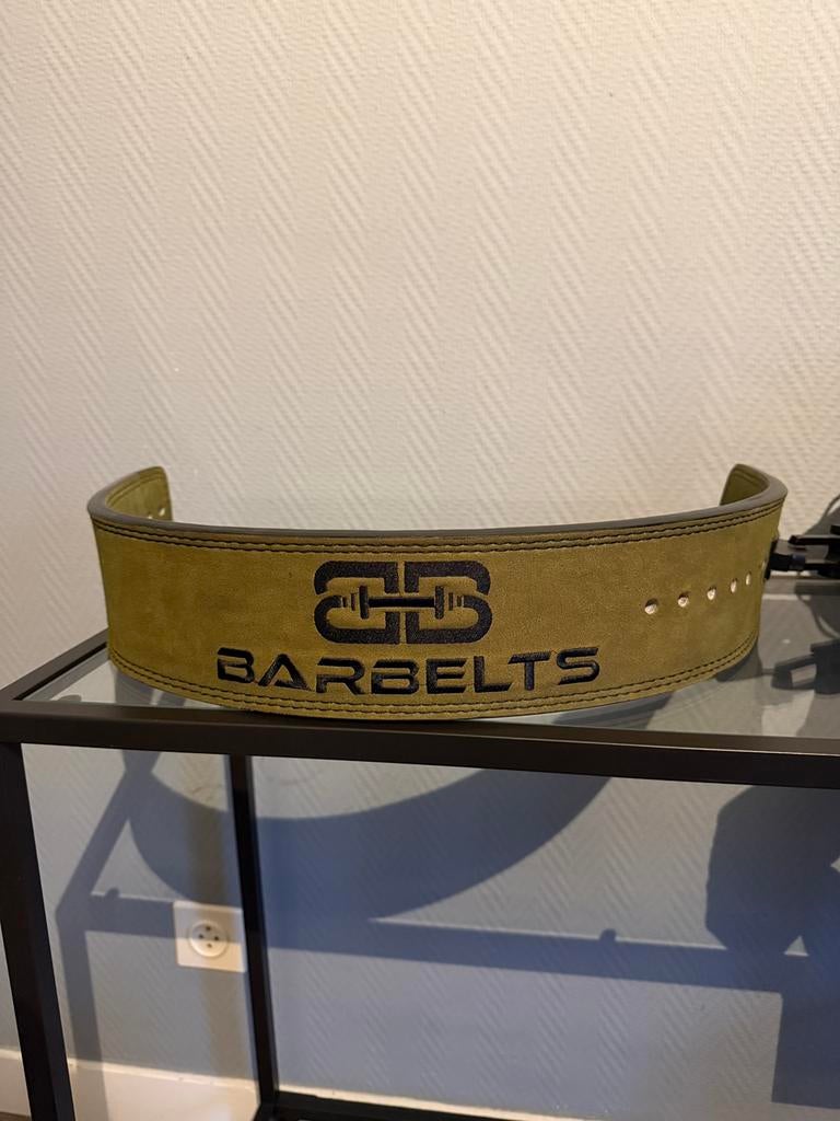 Barbelts lifting belt lever belt powerlift, Sport en Fitness, Fitnessmaterialen, Ophalen, Zo goed als nieuw
