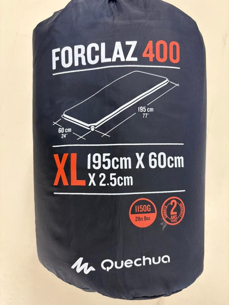 Quechua Forclaz 400 XL zelfopblazende slaapmat, Caravans en Kamperen, Ophalen of Verzenden, Zo goed als nieuw