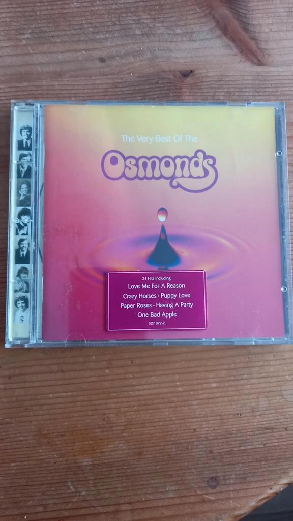 The Very Best Of The Osmonds cd.
24 nummers., Cd's en Dvd's, Cd's | Dance en House, Zo goed als nieuw, Disco, Ophalen of Verzenden