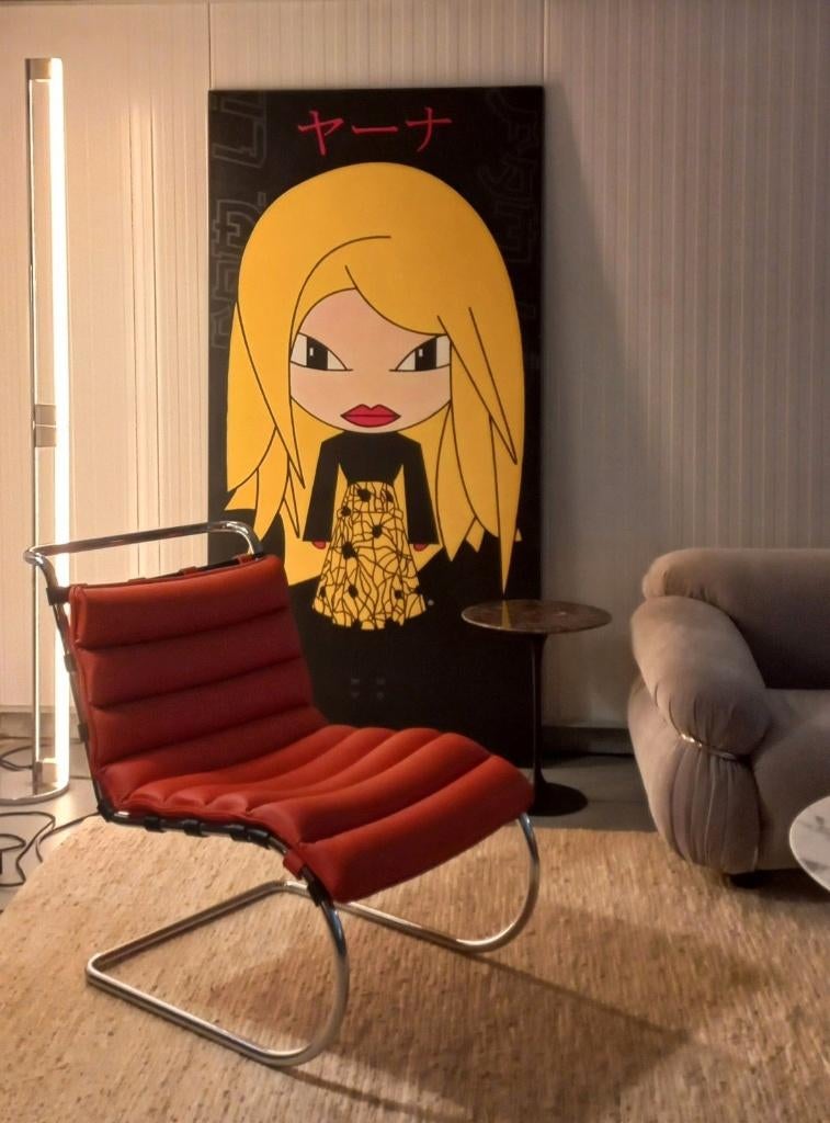 mid century fauteuils tulipe scarpa bellini gae aulenti, Bauhaus ,,, mid century, Nieuw, 75 tot 100 cm, Ophalen of Verzenden