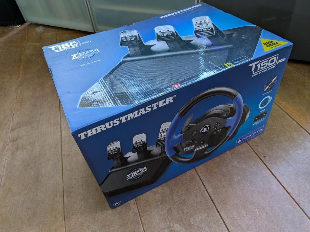 Thrustmaster T150 Pro racestuur, Ophalen
