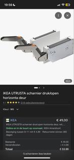 2x IKEA UTRUSTA scharnieren druk/open horizonta deur, Doe-het-zelf en Verbouw, Hang- en Sluitwerk, Ophalen of Verzenden, Nieuw
