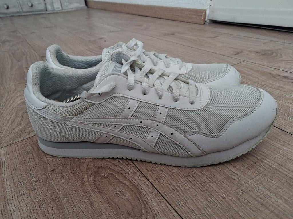 Witte Onitsuka Tiger sneakers maat 48, Kleding | Heren, Schoenen, Ophalen of Verzenden, Wit