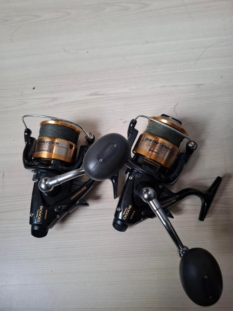 Shimano 8000d baitrunners te koop, Watersport en Boten, Hengelsport | Algemeen, Ophalen of Verzenden, Gebruikt, Molen