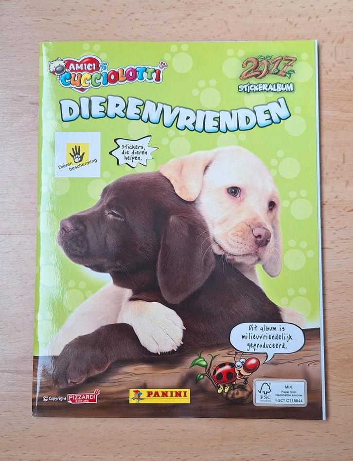 Panini Dierenvrienden stickerboek, Verzamelen, Stickers, Nieuw, Dier en Natuur, Ophalen of Verzenden