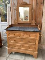 Landelijk Frans eiken wasmeubel ladekast commode, Ophalen