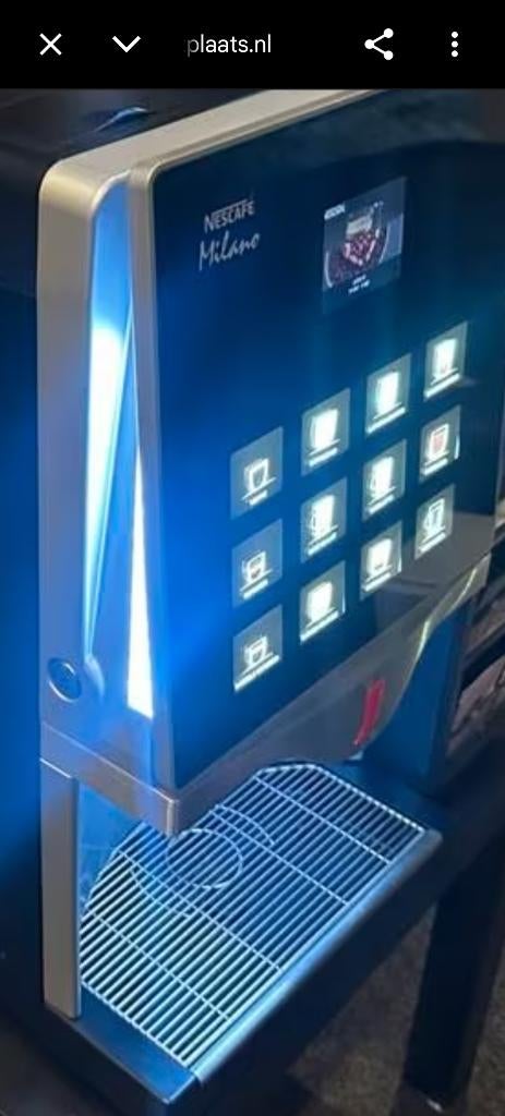 Nescafe Milano Koffiemachine - Professioneel, Ophalen, Gebruikt