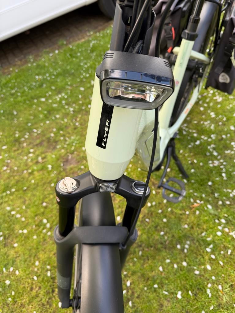 Flyer e-bike upstreet 7.23 frosty met Enviolo versnelling, Fietsen en Brommers, Elektrische fietsen, Gebruikt, 51 tot 55 cm, 50 km per accu of meer