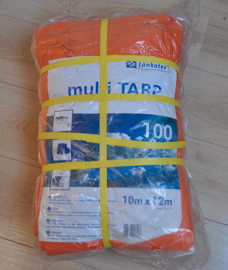 Multi  Tarp  Dekzeil / Dekkleed  - 10 x 12  meter - Nieuw!, Doe-het-zelf en Verbouw, Zeil en Folie, Nieuw, Zeil, 15 m² of meer
