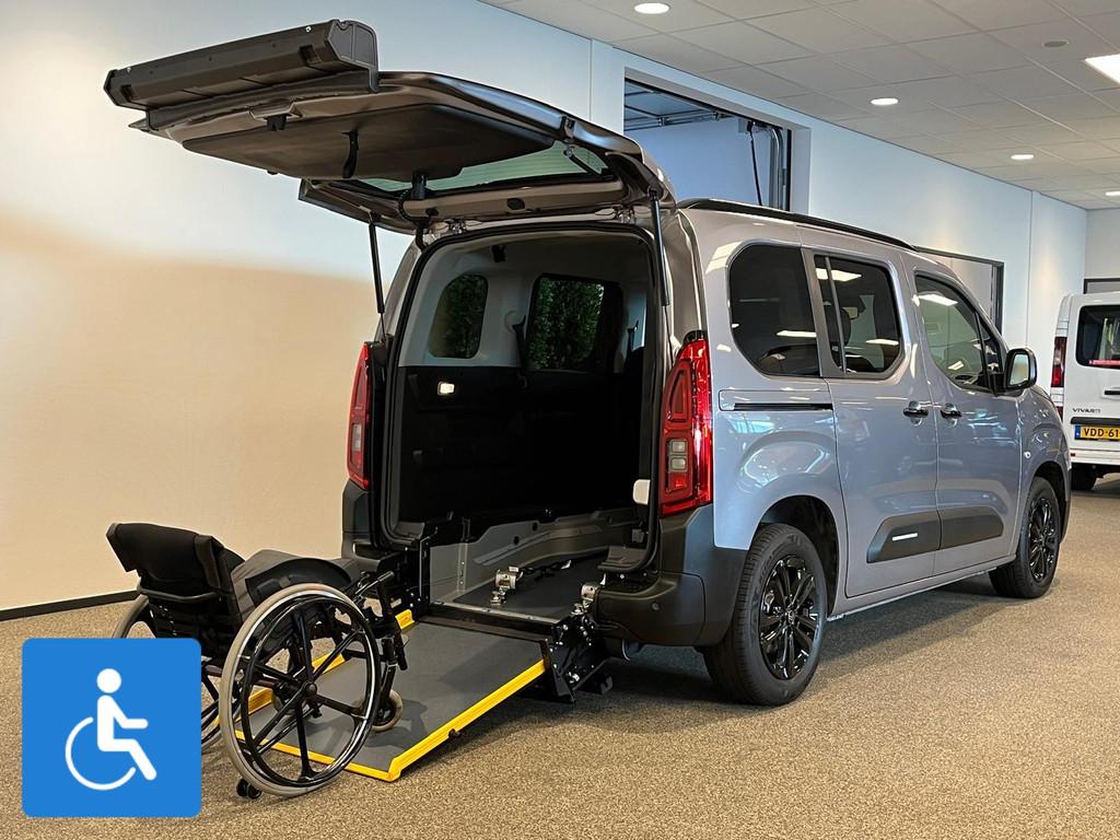 Citroen Berlingo L1 Rolstoelauto 3+1 Rolstoel Nieuw, Auto's, Stof, Gebruikt, Zwart, Handgeschakeld