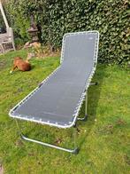 Crespo Ligbed Aluminium - Zithoogte 45 cm, Ophalen