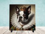 Barok Stijl - Boston Terrier tegel, Verzenden, Nieuw