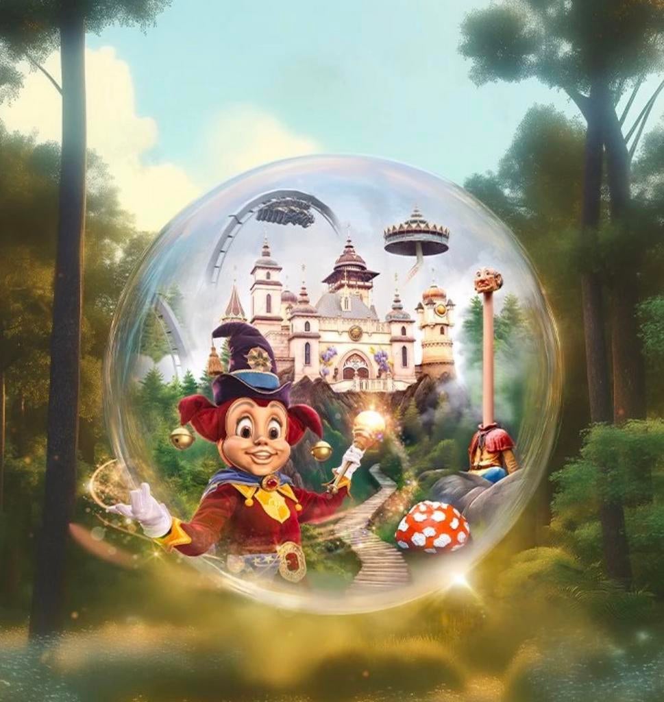 4 Efteling Entree kaartjes, Drie personen of meer, Ticket of Toegangskaart