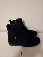 Tommy Hilfiger zwarte enkellaarsjes maat 41, Ophalen of Verzenden, Zo goed als nieuw, Zwart, Tommy Hilfiger