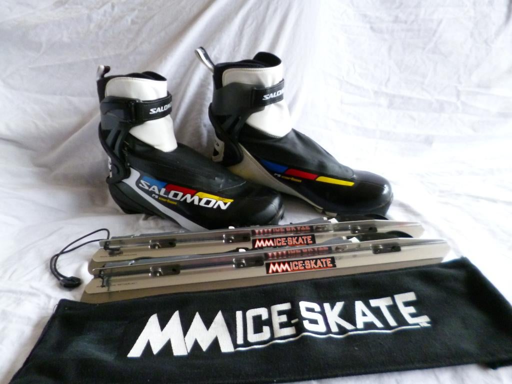 Salomon clicknoren. (43), Sport en Fitness, Schaatsen, Overige merken, Klapschaats, Ophalen of Verzenden, Zo goed als nieuw