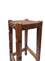 Unieke vintage/antieke Franse modernist brutalist barkruk, Ophalen, Gebruikt