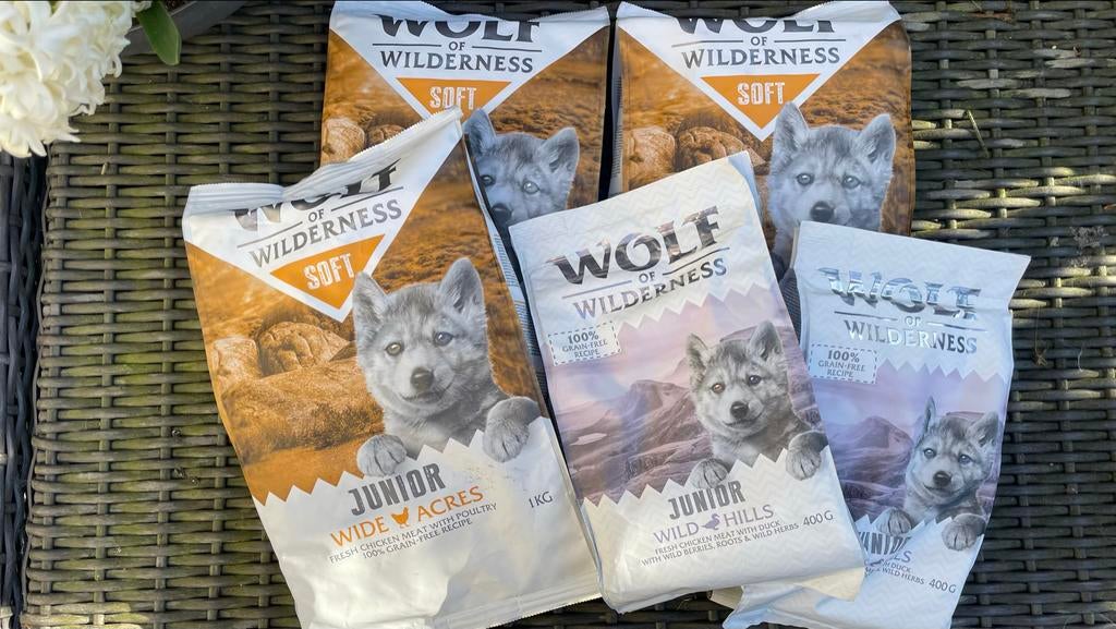 Wolf of wilderness junior brokken, Ophalen of Verzenden, Hond