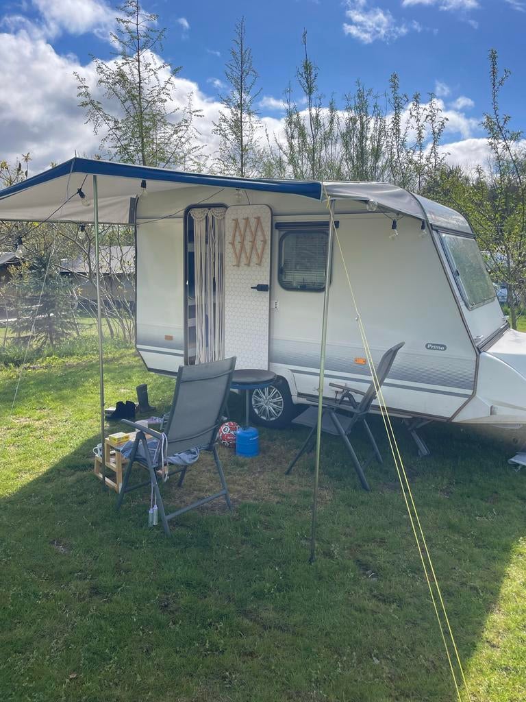 Adria Prima 360 Retro Caravan - 5 personen (1991), Particulier, Adria, Standaardzit, Vast bed