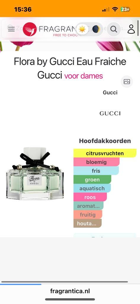 Gucci - flora eau fraîche 75ml edt, Ophalen of Verzenden, Nieuw