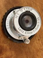 Leica 3.5/50mm Elmar Red Scale, Ophalen of Verzenden, Gebruikt, Standaardlens