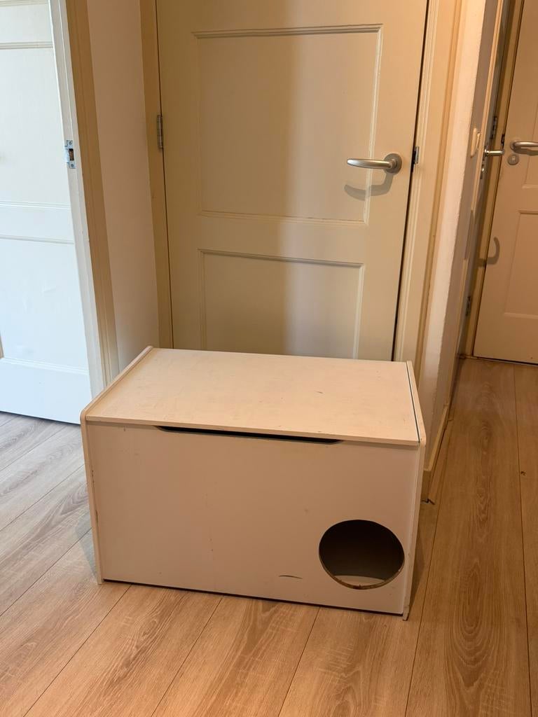 Kattenbak ombouw kast ruim! Kattenbakkast ombouwkast kat, Ophalen, Gebruikt