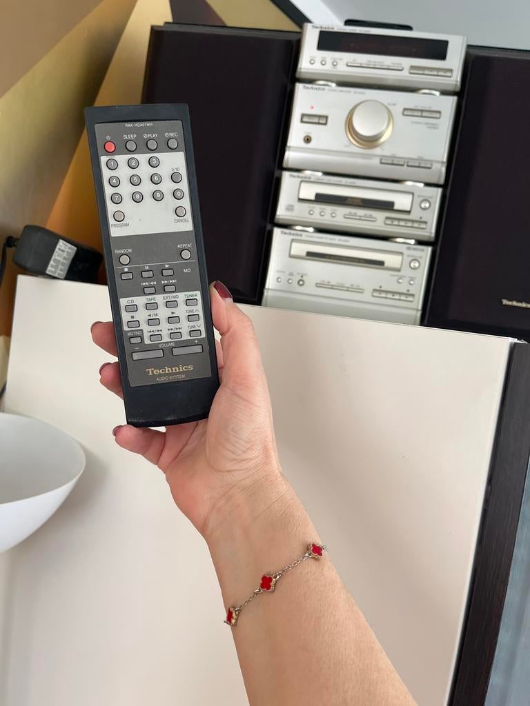 Technics Stereo Set met Afstandsbediening en Speakers, Audio, Tv en Foto, Stereo-sets, Gebruikt, Cassettedeck, Overige merken