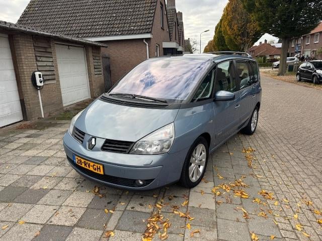 Renault Espace 3.5 AUT 2005 Blauw, Auto's, Renault, Zwart, 2000 kg, Blauw, 7 stoelen