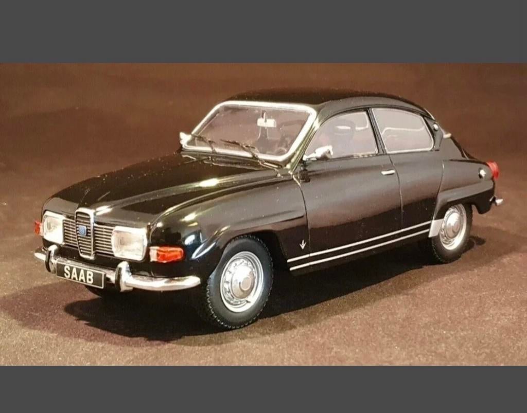 Saab 96 Whitebox 1:24, Ophalen of Verzenden, Zo goed als nieuw, Auto, Overige merken