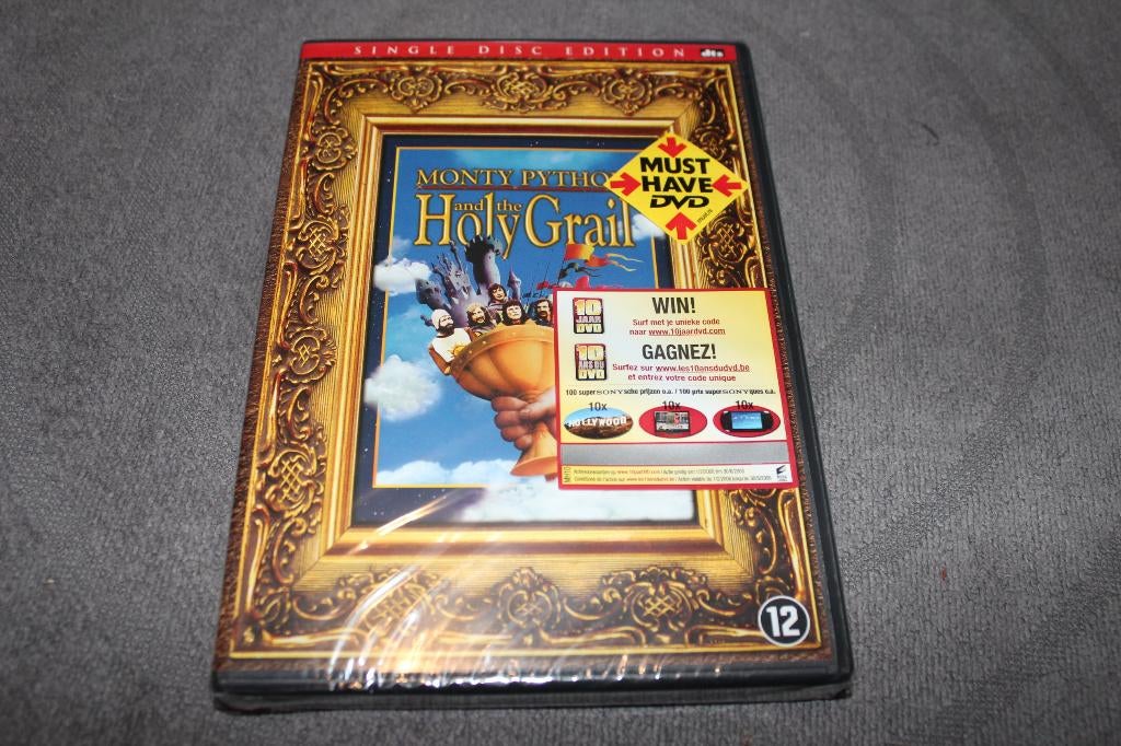 DVD Monty Python and the Holy Grail, Vanaf 12 jaar, Ophalen of Verzenden, Nieuw in verpakking, Actiekomedie