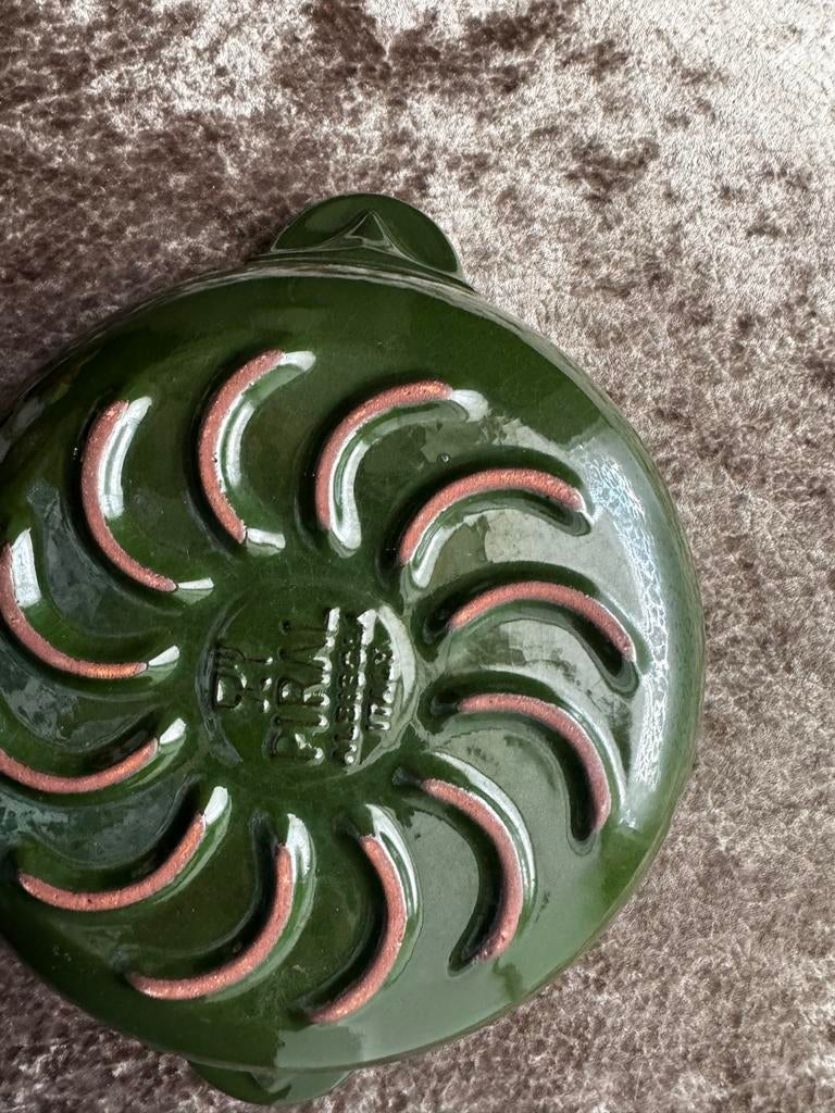 Kleine groene ovenschaal uit Italië, Ophalen of Verzenden, Nieuw